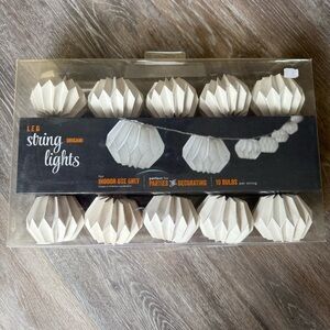 Origami LED String Lights - Cream